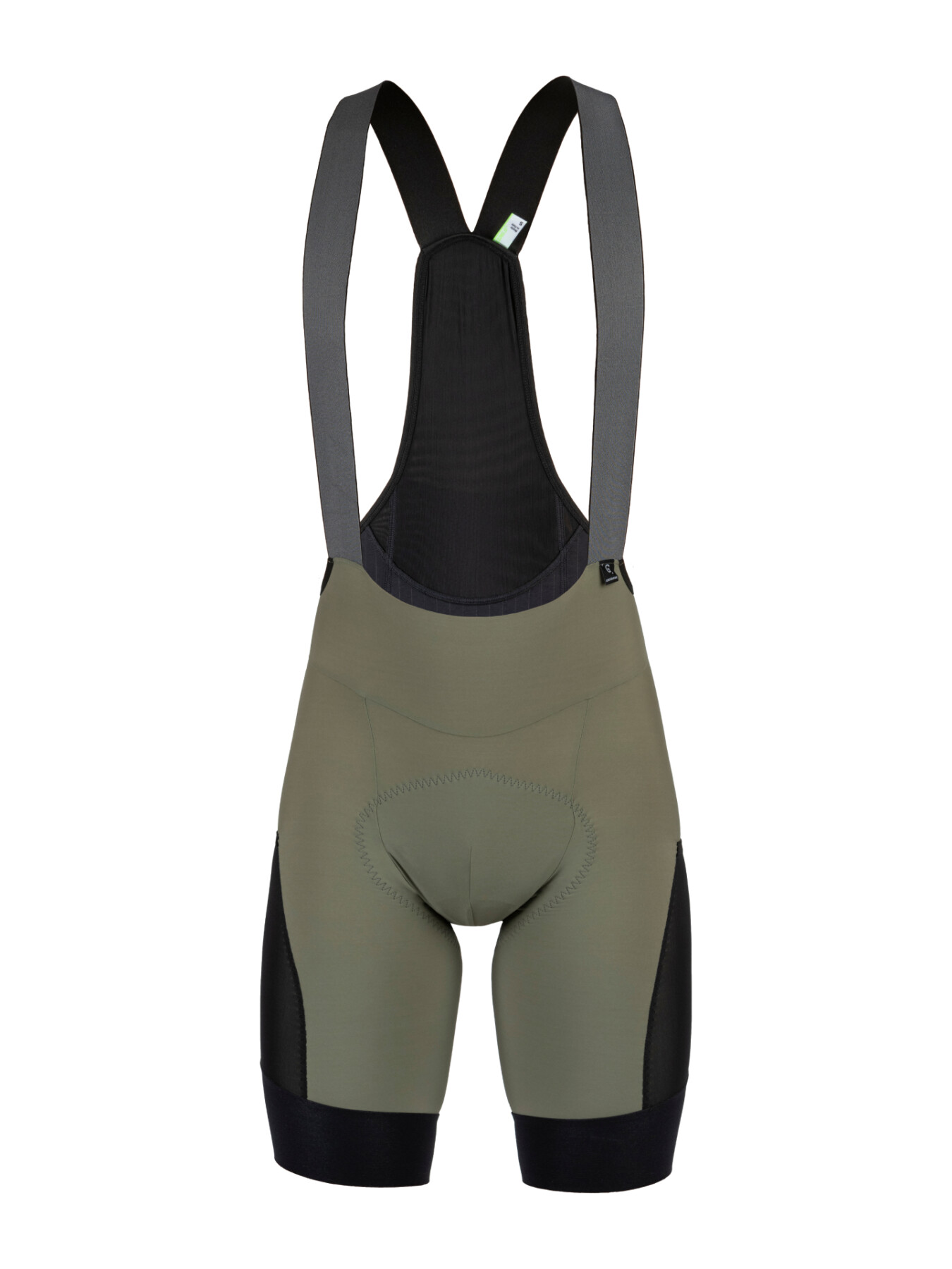 Q36.5 Gregarius Cargo Adventure Bib Shorts Olive Green Men TheBluMoose